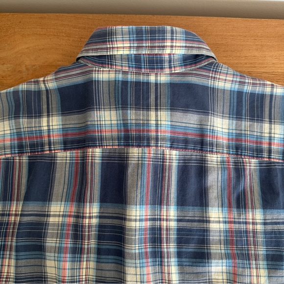 Original Penguin Plaid Short Sleeve Button-Down Shirt – Classic Fit - Picture 5 of 7